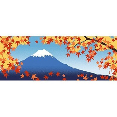 Hamamonyo Nassen Tenugui Towel The views of Mount Fuji of Autumn   112363590237